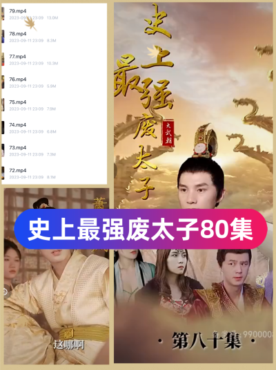 史上最强废太子（80集）完整全集看短剧资源-网剧资源-短剧网剧完整版-短剧网剧大结局桃文资源社